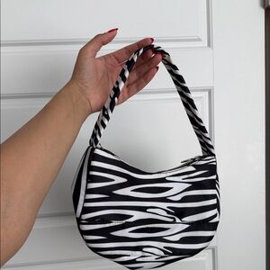 PULL&BEAR Black and White Women's Bag